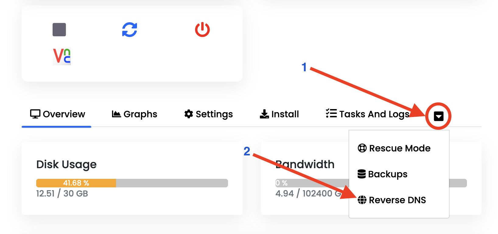 Setting PTR/Reverse DNS